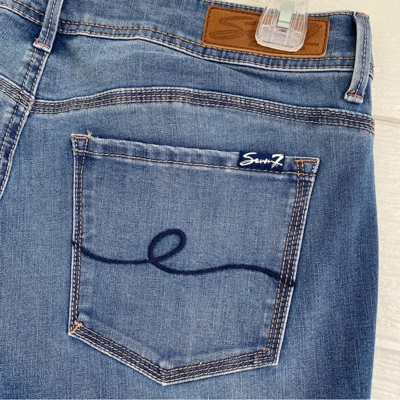 💙Seven7 Jean Leggings ~ Women’s Size 12 - Picture 7 of 12